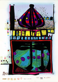 Hundertwasser - Homo Humus Come Va - 10,002 Nights - 01164